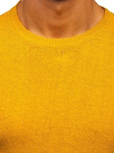 Maglione da uomo giallo Bolf 0001