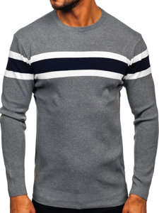 Maglione da uomo grigio Bolf H2108