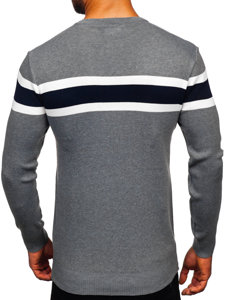 Maglione da uomo grigio Bolf H2108