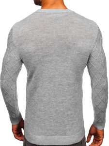 Maglione da uomo grigio Bolf MM6010