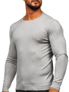 Maglione da uomo grigio Bolf MMB602