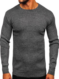 Maglione da uomo grigio Bolf S8309