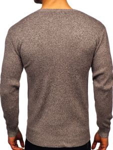 Maglione da uomo marrone Bolf 8529