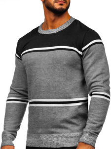 Maglione da uomo nero Bolf 6300