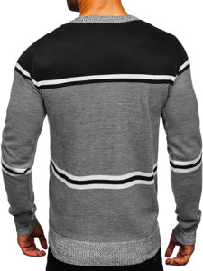 Maglione da uomo nero Bolf 6300