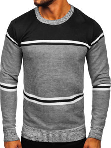 Maglione da uomo nero Bolf 6300