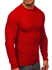 Maglione da uomo rosso Bolf 4629