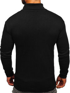 Maglione dolcevita basico da uomo nero Bolf 145347-1