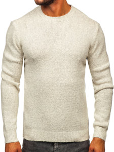 Maglione spessa da uomo bianco Bolf W7-219190