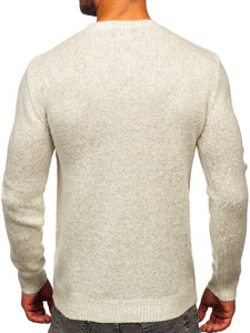 Maglione spessa da uomo bianco Bolf W7-219190