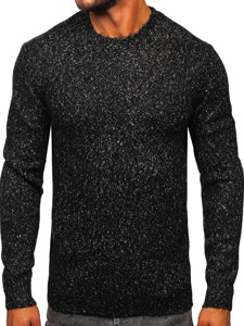 Maglione spessa da uomo nero Bolf W7-219190