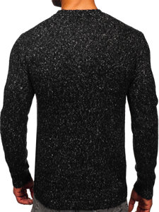 Maglione spessa da uomo nero Bolf W7-219190