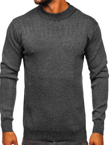 Maglione tipo lupetto basic da uomo antracite Bolf S8561