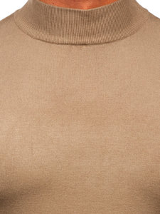 Maglione tipo lupetto basic da uomo camello Bolf W1-1725