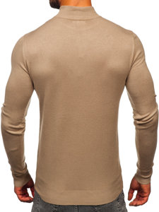 Maglione tipo lupetto basic da uomo camello Bolf W1-1725