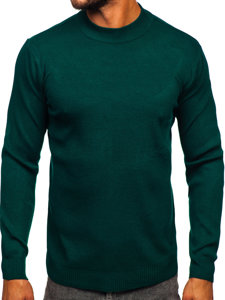 Maglione tipo lupetto basic da uomo verde Bolf S8563