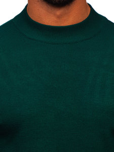 Maglione tipo lupetto basic da uomo verde Bolf S8563