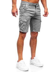 Pantaloncini cargo da uomo grigi Bolf YF2222