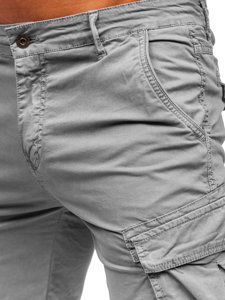 Pantaloncini cargo da uomo grigi Bolf YF2222