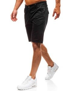 Pantaloncini corti da uomo neri Bolf 3041