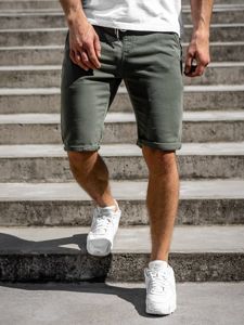 Pantaloncini corti da uomo verdi Bolf KG3723