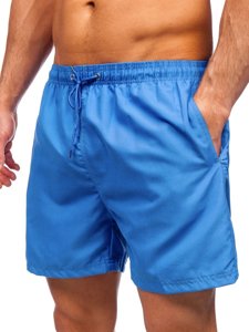 Pantaloncini corti di tuta da uomo azzurri Bolf YW07001