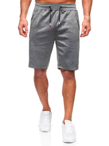 Pantaloncini corti di tuta da uomo grafite Bolf 8K195