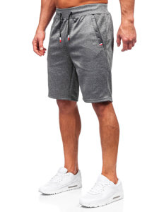 Pantaloncini corti di tuta da uomo grafite Bolf 8K195