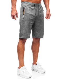 Pantaloncini corti di tuta da uomo grafite Bolf 8K296