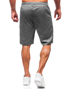 Pantaloncini corti di tuta da uomo grafite Bolf 8K296