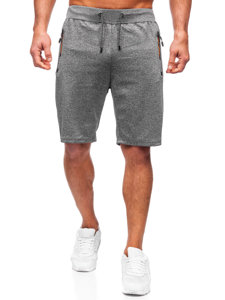 Pantaloncini corti di tuta da uomo grafite Bolf 8K296