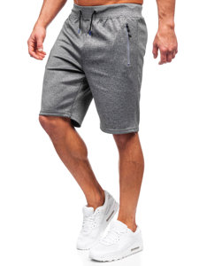 Pantaloncini corti di tuta da uomo grafite Bolf 8K298