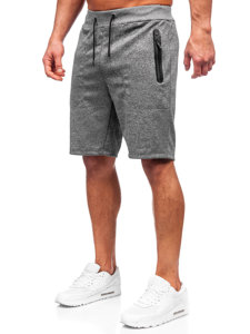 Pantaloncini corti di tuta da uomo grafite Bolf 8K935