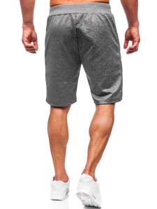 Pantaloncini corti di tuta da uomo grafite Bolf 8K935