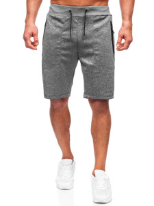 Pantaloncini corti di tuta da uomo grafite Bolf 8K935