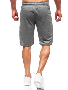 Pantaloncini corti di tuta da uomo grafite Bolf JX503