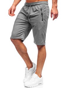 Pantaloncini corti di tuta da uomo grafite Bolf JX505