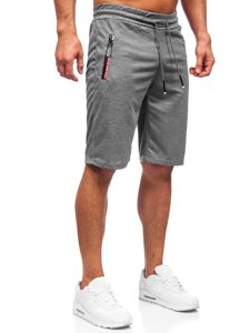 Pantaloncini corti di tuta da uomo grafite Bolf JX511