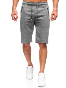 Pantaloncini corti di tuta da uomo grafite Bolf JX512