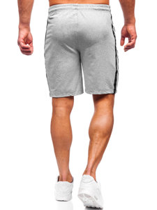 Pantaloncini corti di tuta da uomo grigi Bolf 68005