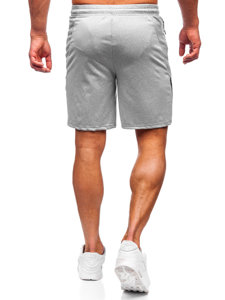 Pantaloncini corti di tuta da uomo grigi Bolf 68057