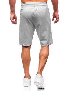 Pantaloncini corti di tuta da uomo grigi Bolf 8K296