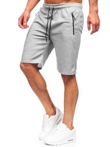 Pantaloncini corti di tuta da uomo grigi Bolf JX130