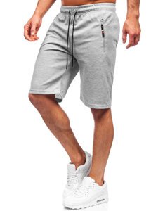 Pantaloncini corti di tuta da uomo grigi Bolf JX202