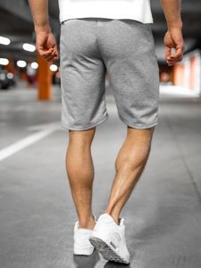 Pantaloncini corti di tuta da uomo grigi Bolf JX203