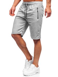 Pantaloncini corti di tuta da uomo grigi Bolf JX203