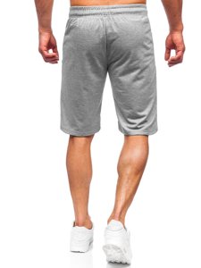 Pantaloncini corti di tuta da uomo grigi Bolf JX503