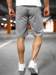 Pantaloncini corti di tuta da uomo grigi Bolf JX505