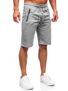 Pantaloncini corti di tuta da uomo grigi Bolf JX505