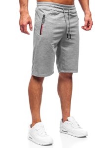 Pantaloncini corti di tuta da uomo grigi Bolf JX511